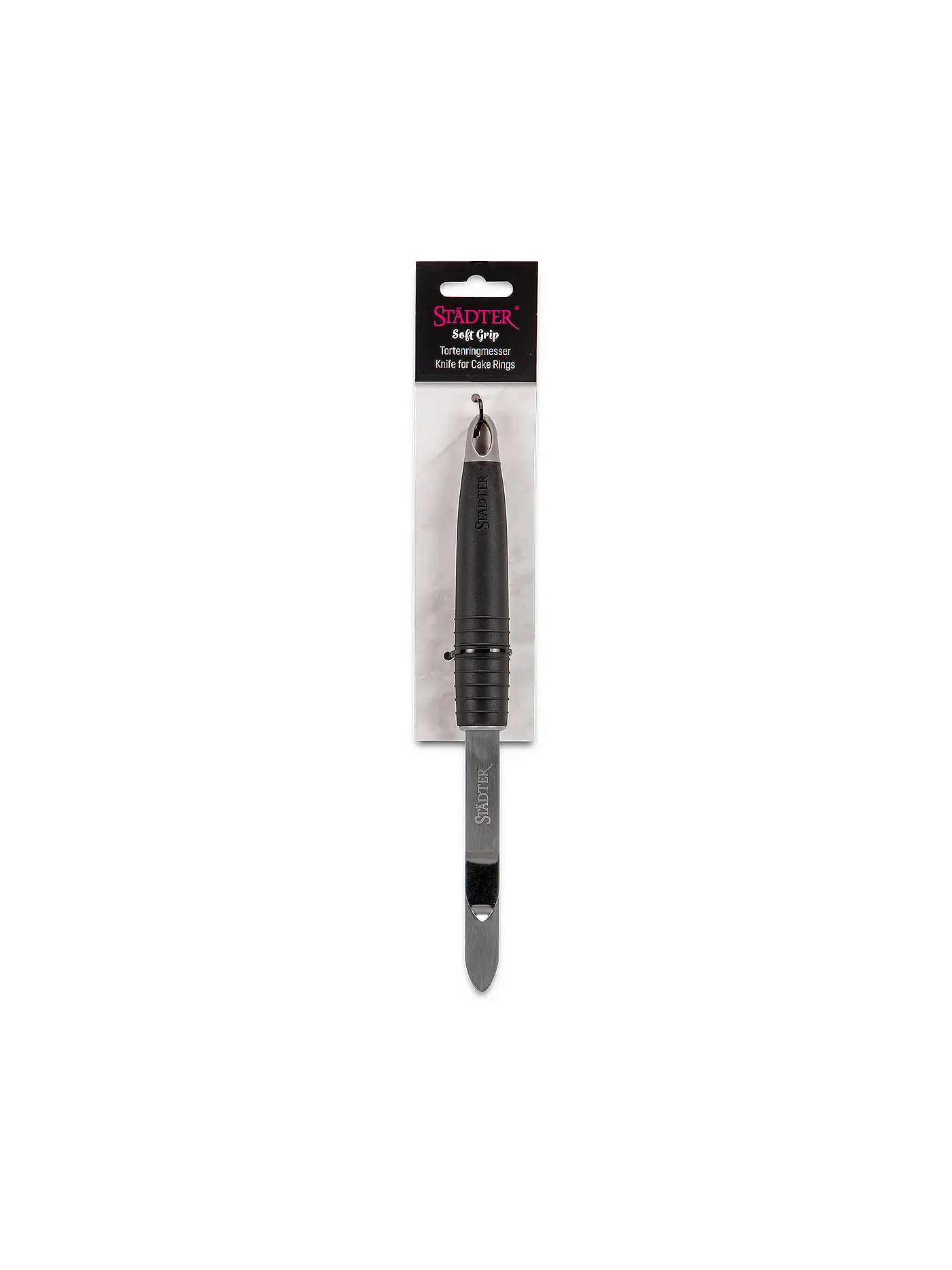STAEDTER | Tortenringmesser Soft Grip 26cm Edelstahl / Schwarz | 